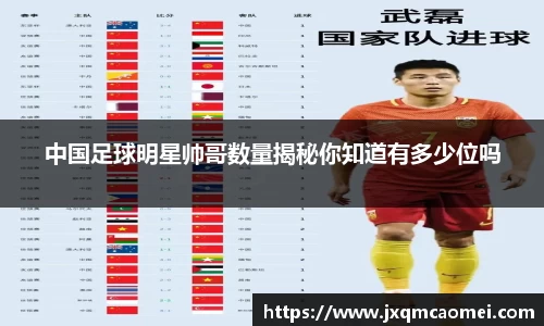 中国足球明星帅哥数量揭秘你知道有多少位吗